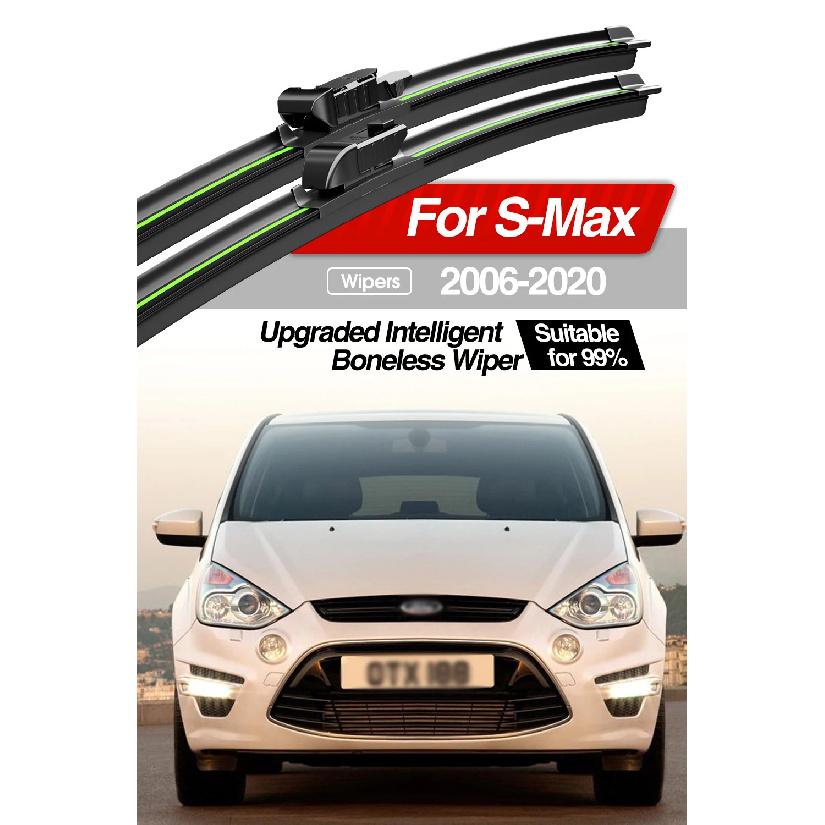 For Ford S-Max SMax S Max MK1 MK2 2006-2020 Front Windshield Wiper Blades 2pcs Windscreen Window Accessories 2007 2010 2017 2018