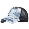 Белый Клык Шапка Кепка Сетка Бейсболка Регулируемая Повседневная Спортивная Дышащая Мужская Женская CZA459 (Серый)