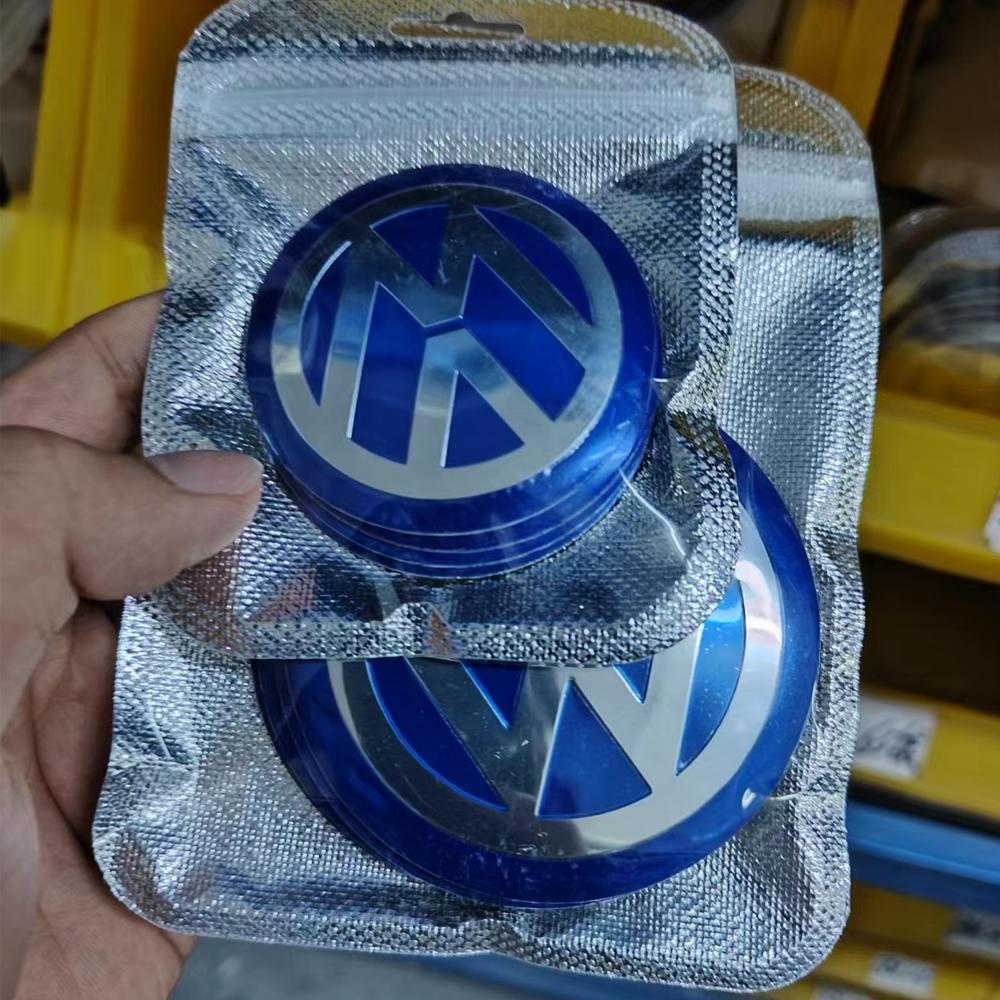 4PCS 70/80/90/100/120MM Car Wheel Center Cover Stickers Hub Caps Emblem Badge Decal For Volkswagen VW Polo Golf MK5 Touran T5 T4 zd0