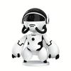Space Robot Design High Definition WiFi Home Surveillance Camera - PIR Motion Detection, Two-way Audio, Long Battery Life, Remote Viewing and Alarm