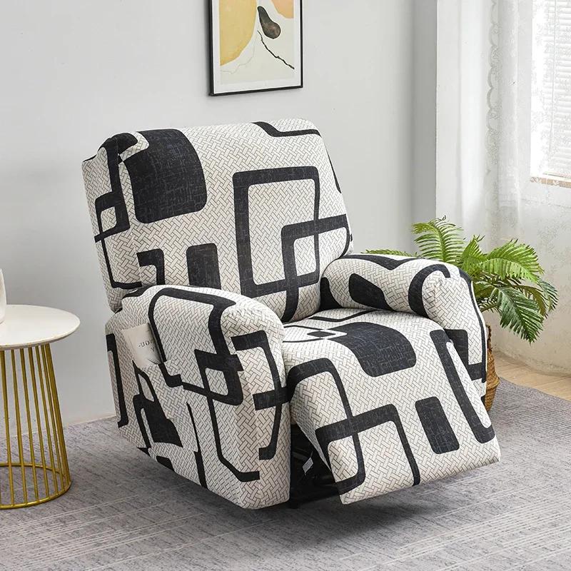 Чехол на кресло-реклайнер Эластичный чехол для откидного кресла Защитный чехол для мебели для откидного кресла Чехол для дивана Чехол для ленивого мальчика