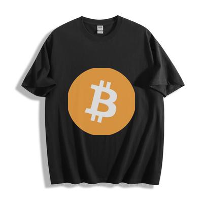 Футболка с иконкой биткоина - Стильная крипто-футболка унисекс