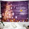 Christmas Tree Snow Scenery Tapestry Bedroom Living Room Home Christmas Wall Decoration