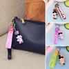 Soft Waterproof Silicone Mini Cartoon Rabbit Lovers Bag Car Key Pendant Women