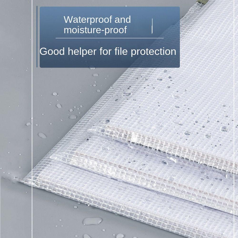 Сумка для хранения на молнии формата A4, сетчатая, канцелярская, новые папки для файлов, офис