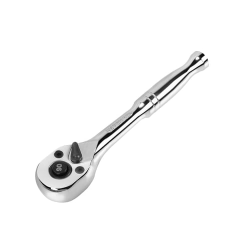 WORKPRO 1/4" Drive Quick Release Ratchet Handle, 90 Gears, WP271004
