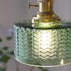 Светодиодный винтажный стеклянный подвесной светильник зеленого цвета для гостиной, декоративный светильник для зала, спальни, столовой, светильник для внутреннего использования, люстра