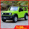 Масштаб 1/26 Suzuki Jimny, металлические литые под давлением игрушки из сплава, модели автомобилей, грузовики для мальчиков, детские внедорожники, коллекция для хобби