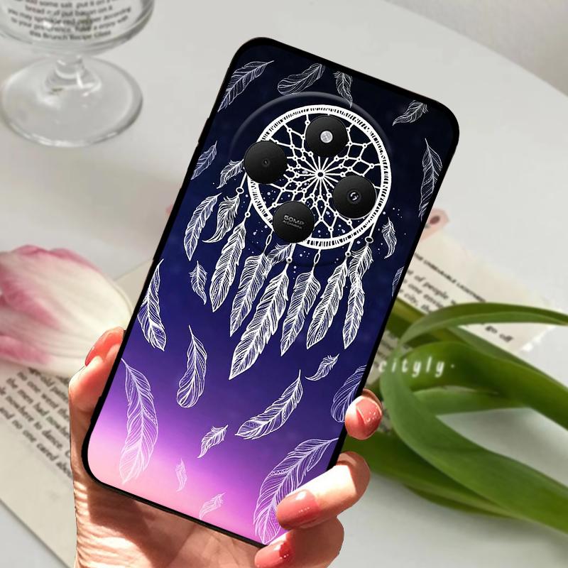 For Redmi 14R 5G Case 14 R Shockproof Silicone TPU Balck Matte Phone Cover For Xiaomi Poco C75 4G C 75 Protective Bumper Fundas