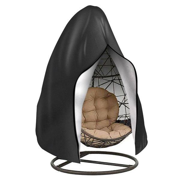 Teynewer Waterproof 210D Oxford Cloth Large Hanging Swing Egg Chair Cover Home Garden Patio Outdoor Protect Home Furniture From Dust Rain Sun