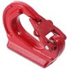 Red G80 Weld-on Anchor Hook 2T Welding Hooks with Coating Wrecker Crane Tractor