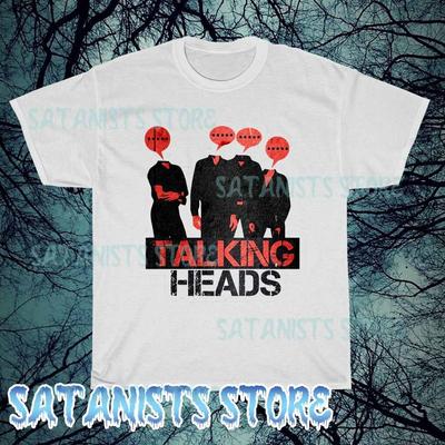 Новая мужская футболка с логотипом Talking Heads, смешной размер от S до 5XL