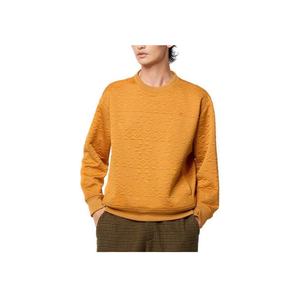 Timberland Tokyo Design Collective Сплошная Повседневная Спортивная Свитшот с Длинным Рукавом Жаккардовый Унисекс свитшот Пшеничный TB0A6FW37631