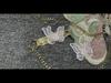 Европейские и американские тенденции: Вышитая бабочка с кристаллами, подвеска, ультракороткая петля