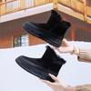 TUINANLE Women's Winter Snow Boots Simple Thick Sole Down Cotton Shoes Thickened Warm Boots
