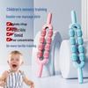 Double Row Yoga Massage Stick: Children's Sensory & Calf Muscle Relaxation Roller