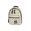New MLB Monogram Collection Nylon Polyester Shoulder Bag Crossbody Bag Backpack Regular Women's Ivory White/Black 32BG09911