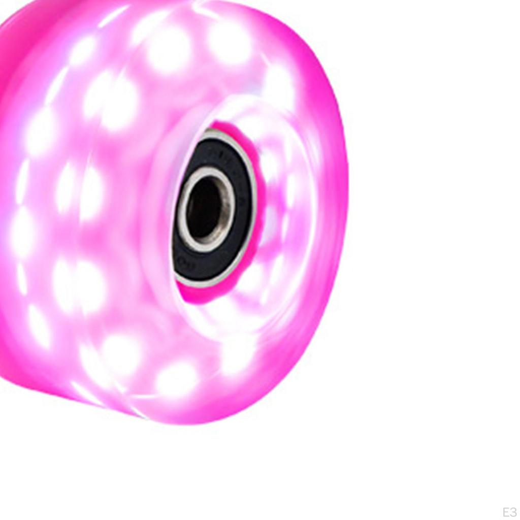 Комплект светящихся колес для роликовых коньков для улучшенного катания на коньках