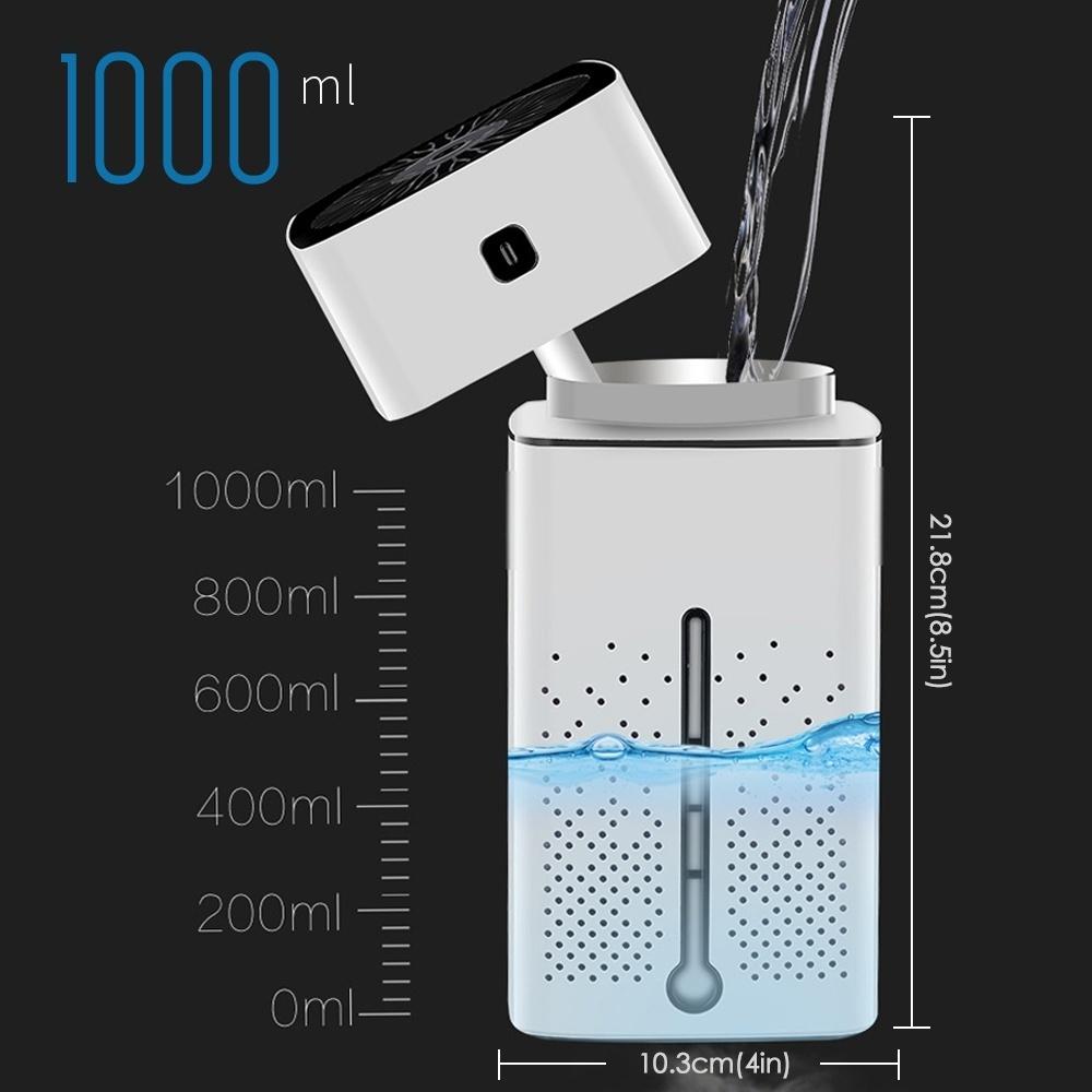 1000 мл увлажнитель воздуха ультразвуковой USB-диффузор аромат эфирного масла светодиодный ночник очиститель тумана увлажнитель для домашнего офиса подарок