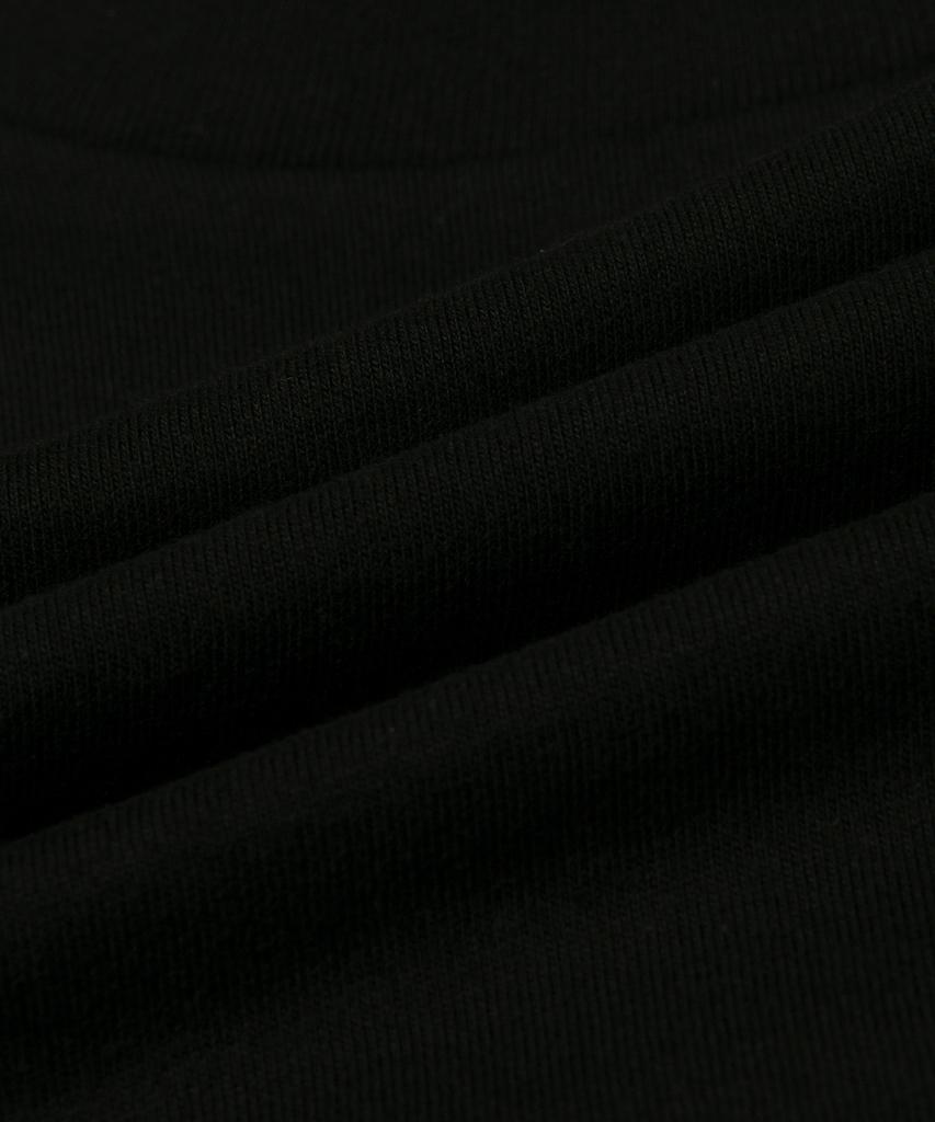 C WEAR BY THE GENIUS Мужская укороченная футболка с длинным рукавом Черная