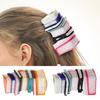 Book-shaped Hair Claw Pencil Design Hair Clip Patchwork Color Back Head Hair Clip