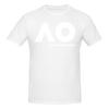 Australian Open Ao Slightly Wide Tshirt Niche Casual Neat Stitching Short Sleeve