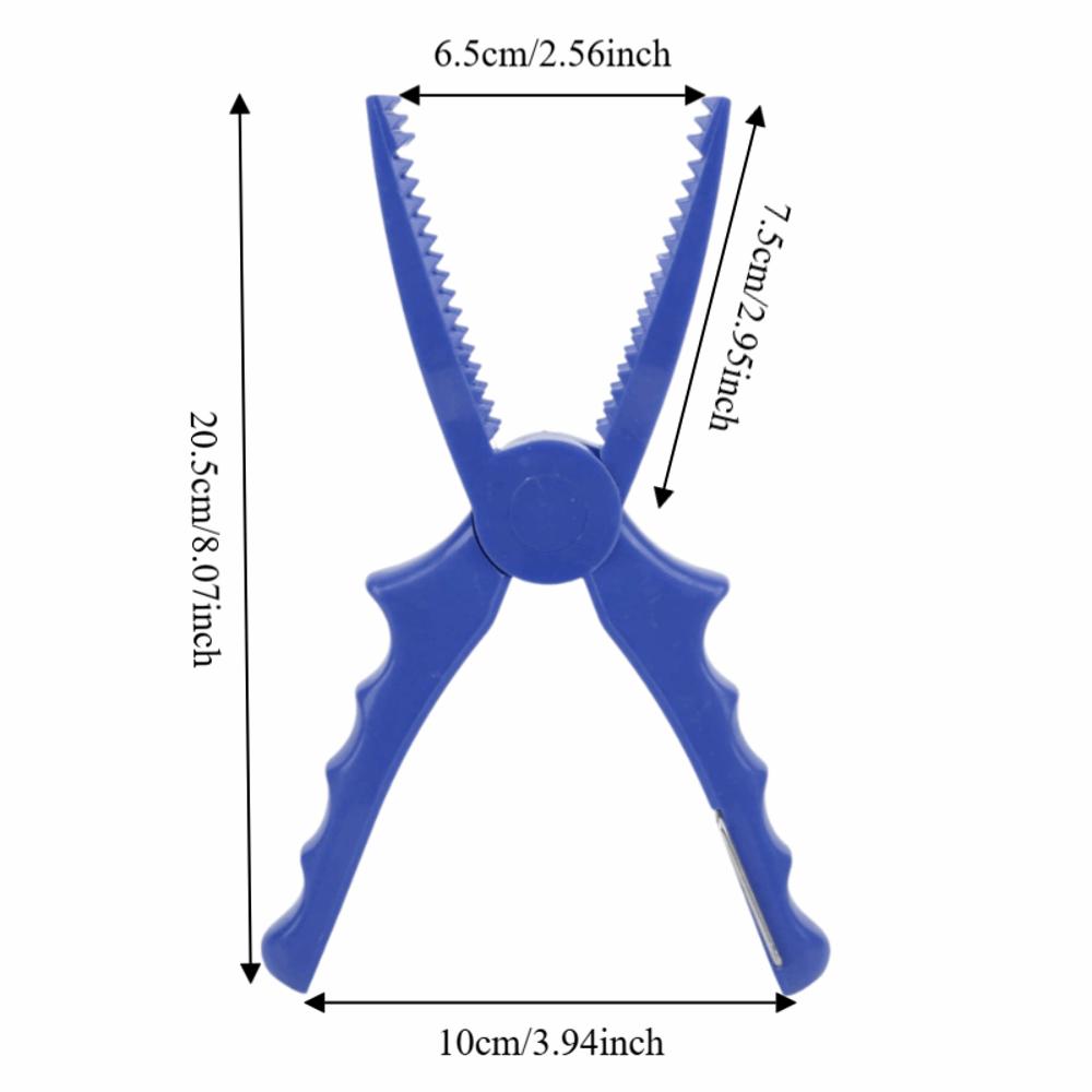 2PCS 20.5cm Fish Clamp Grip 3 Colors Fish Clip Portable Fish Gripper for Fishing Enthusiasts