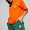 PUMA X Liberty SS23 T Shirts Women's Orange Crew Neck Moderate Straight Fit 539829-23