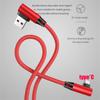 Двойной локоть 90 градусов Micro Usb Type-c Кабель для передачи данных Кабель для быстрой зарядки для ноутбука Телефон Зарядное устройство