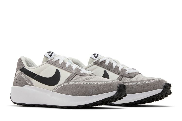 Nike Вафли Nav Призрачный Черный Плоский Оловянный Белый
