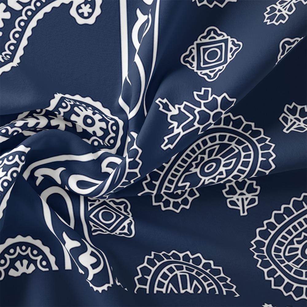 3 шт. Комплект постельного белья Темно-синий с принтом Уютный комплект пододеяльника Размер Кинг Квин Твин Односпальный Подарок на день рождения Украшение взрослой спальни