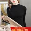 Cashmere Silk Bottoming Shirt for Women's Autumn and Winter New Women's Clothing with Thickened Warm Top for Women's Velvet Women