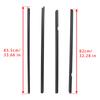 Artudatech 4PCS Outside Window Moulding Weatherstrip For Honda Insight 2010 2011 2012 2013 2014