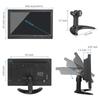 10,1-дюймовый HDMI-совместимый монитор с разрешением 1024x600, портативный цветной видеоэкран высокой четкости с входом AV VGA, дополнительный монитор для резервной камеры