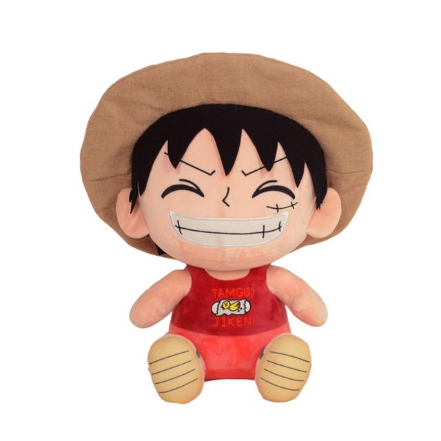 25 см  Японское Аниме One Piece  Плюшевые Игрушки Мультяшная Фигурка Луффи Чоппер Эйс Ророноа Зоро Милые Набивные Рождественские Подарки