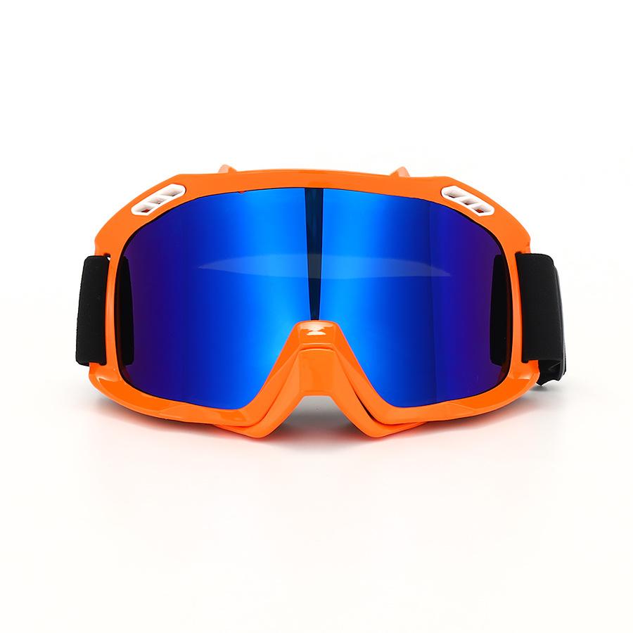 2 Pcs Dirt Bike Goggles, Motorcycle ATV Goggles Riding Goggles Ski Goggles Windproof Glasses Racing Motocross Goggles