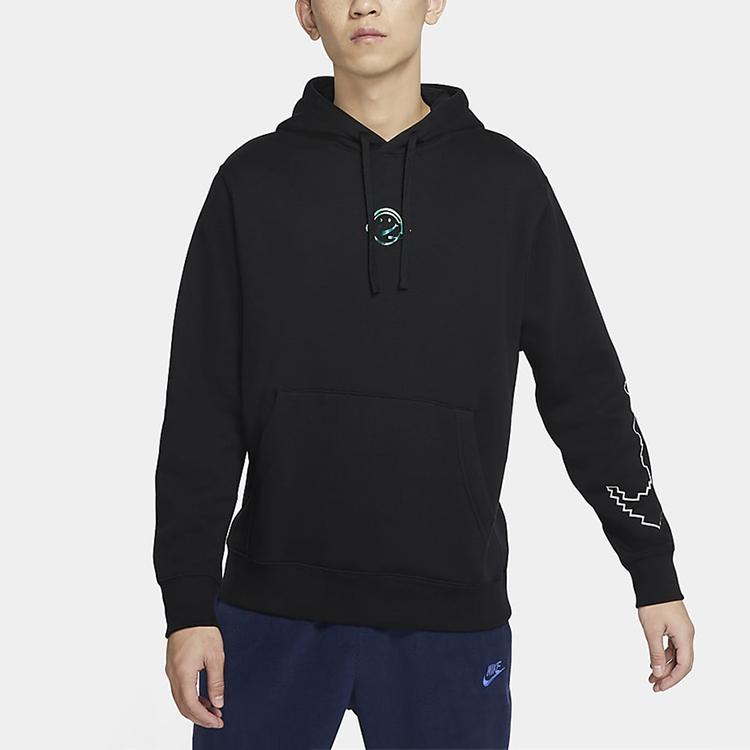 Nike Sportswear Club Fleece Pullover Hoodie Men Tops Black DD5886-010