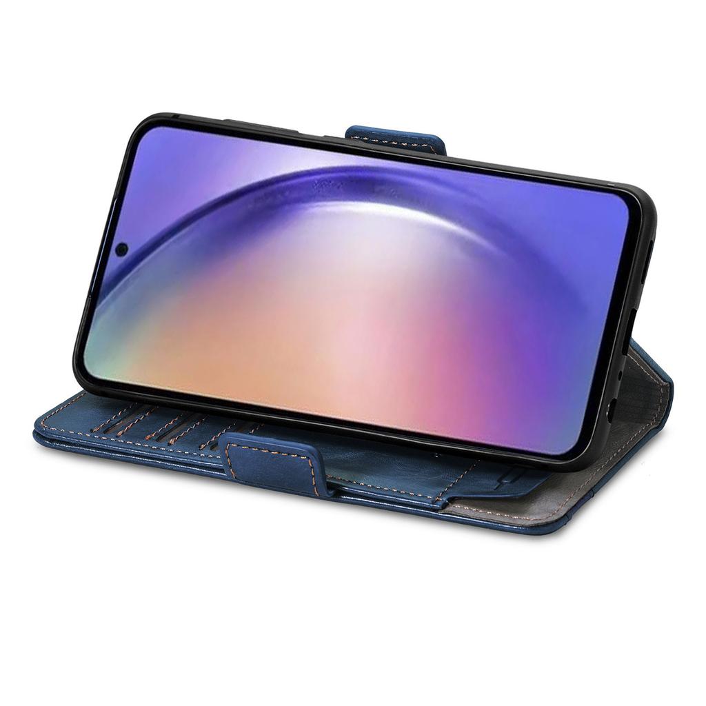 For Samsung Galaxy A55 5G Phone Cases CASENEO PU Leather Cover Stand with RFID Blocking Wallet