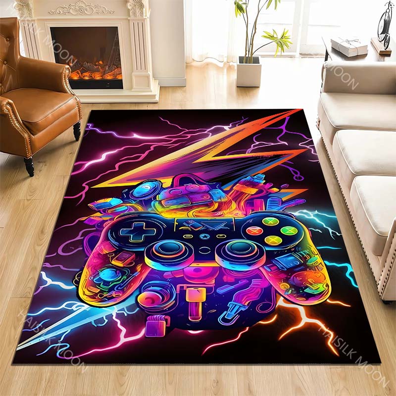 1PC Console showdown gamepad Carpet for Living Room Bedroom Sofa Home Decor Rus Non-slip Floor Mat Luxury Gift Multiple sizes