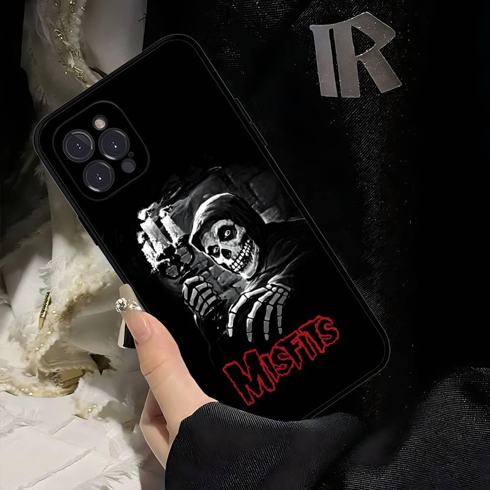 Чехол для телефона M-Misfits G-Glenn Danzig Для IPhone 16 Pro Max 15 17 Plus 14 13 12 Mini 11 Черный Чехол
