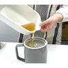 [.co.jp Exclusive] Fuji Enamel Oil Pot, 1.0L, Cool Gray, Filto AMZ-1.0L.CG