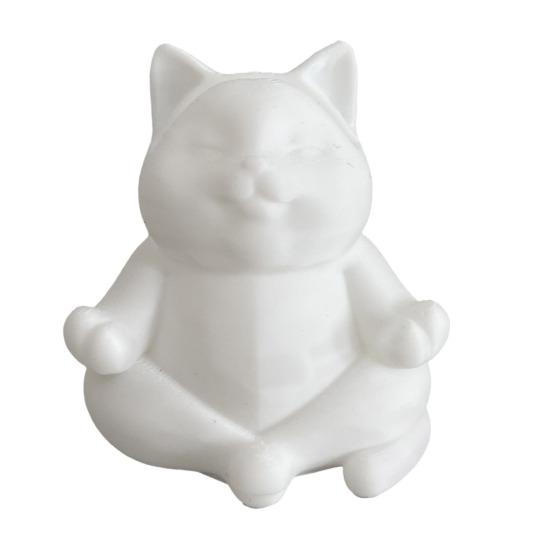 Милый держатель для очков в виде кошки, 3D-печать, подставка для очков в виде животного, настольный органайзер для очков для дома, офиса, прикроватной тумбочки