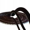 Self-adhesive brush seal BROWN 3M 7x6 1m