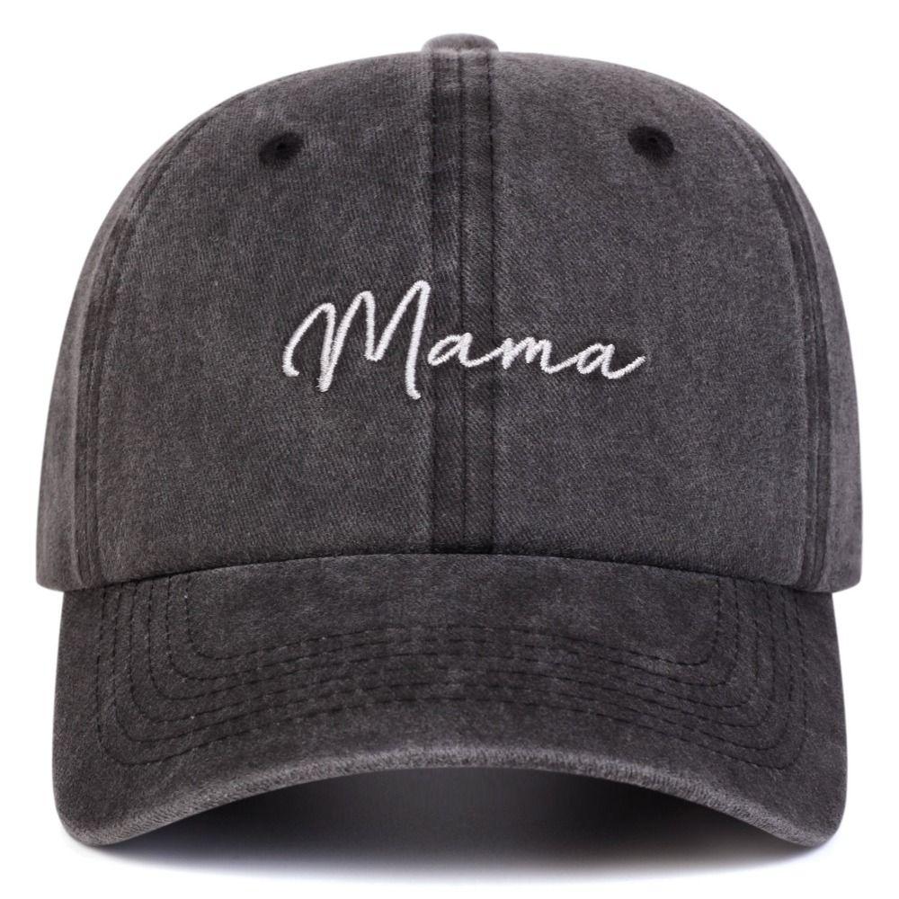 Vintage Parents Couple Baseball Hats Washed Cotton Baseball Cap Fashion Dad Hat Gift