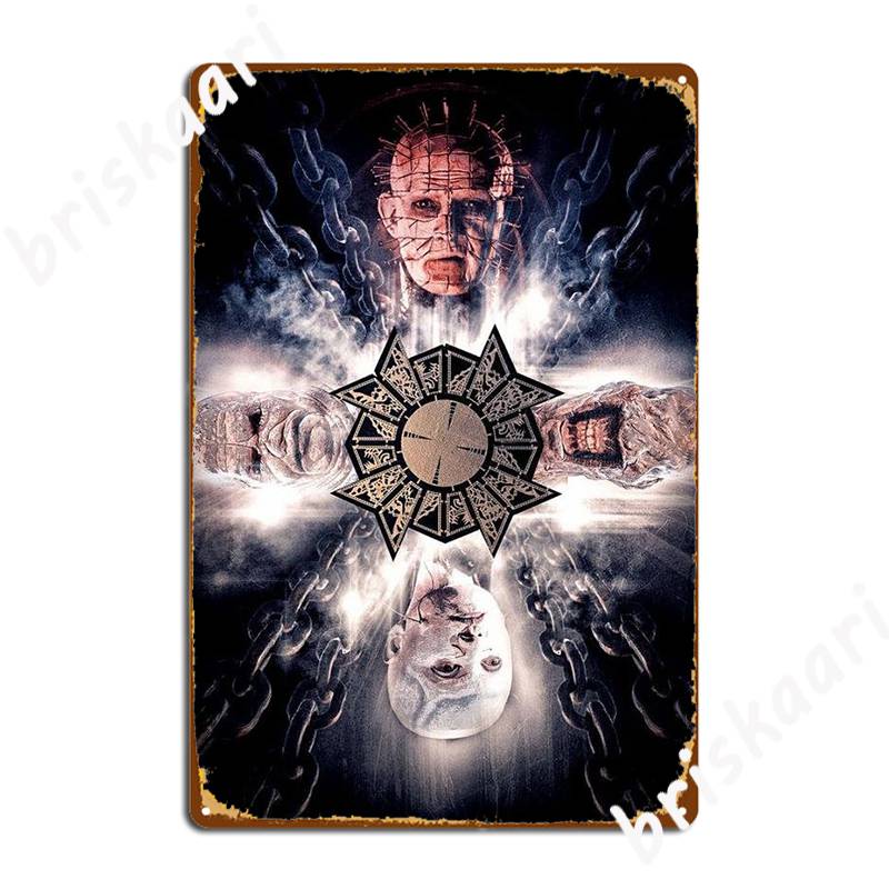Hellraiser Configuration Lament Жестяная Вывеска Плакаты Configuration Lament Ретро Металлическая Табличка Постер Персонализированная Настенная Декор Вывеска