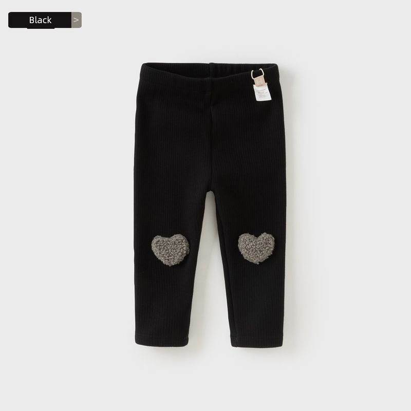 David Bella Kidsren's Elastic Leggings 2026 New Winter Clothing for Girls, Fleece-Lined Pants for Girls, Class a Casual Pants