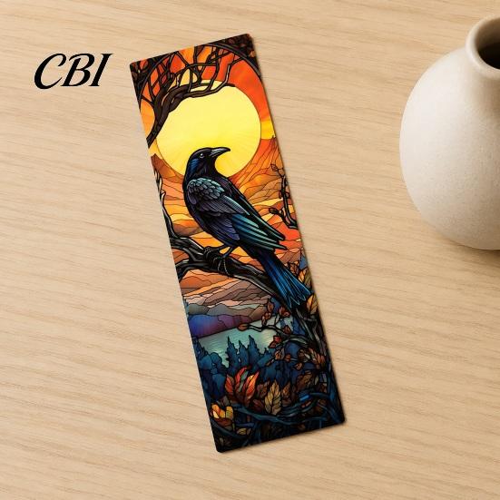 Rose Design Bookmark Stained Glass Flower Bookmark, Floral Acrylic Suncatcher Lightweight Plant Book Page Marker, Gifts for Bookish, Women Retro Style