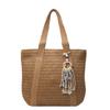 2025 New Straw Plaited Woven Women's Roomy Bag Casual Versatile Single Shoulder Bag High Capacity Seaside Beach Bag Vacation Commuter Large Tote Bag