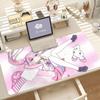 Cartoon Menhera Chan Kawaii Pink Gaming Mouse Pad Antislip Rubber Base Large Pc Keyboard Laptop Desk Mat Office Student Home