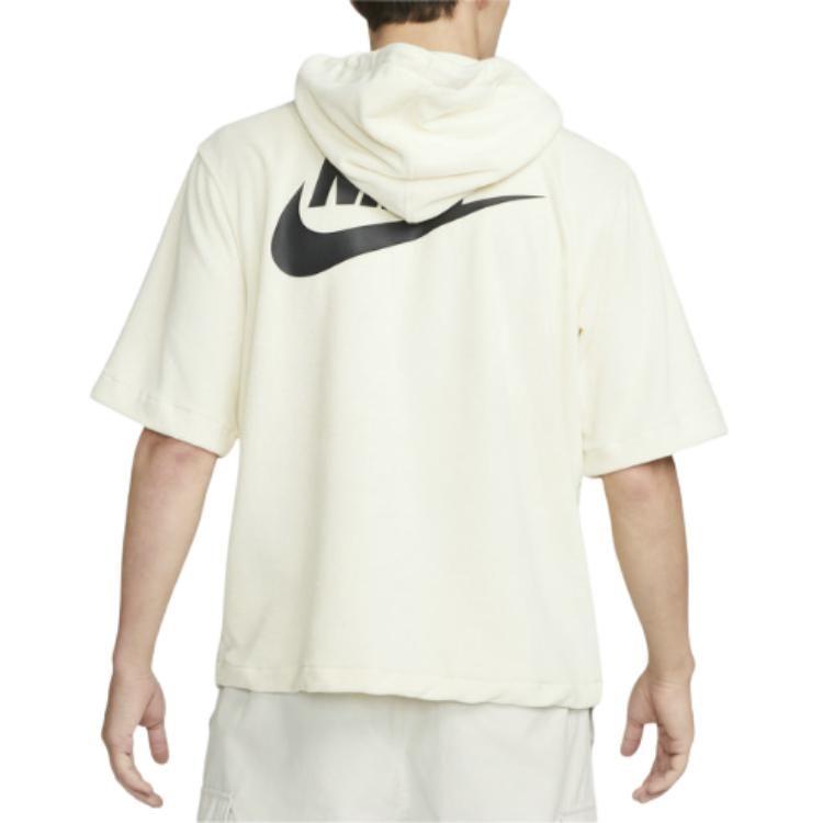 Nike Толстовки Мужские Белые С Капюшоном Умеренные Другое DM5063-113
